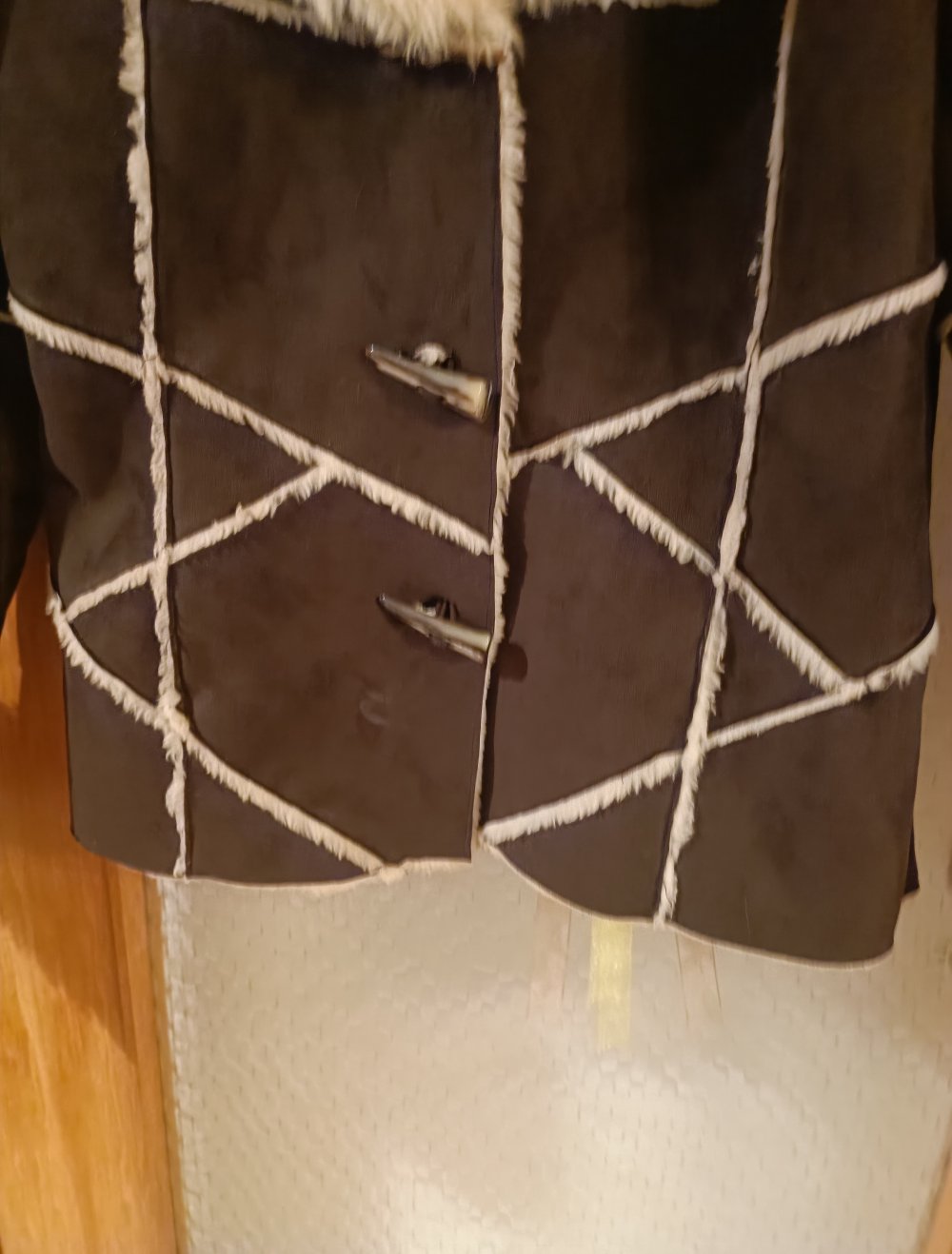 Winterjacke dunkelbraun