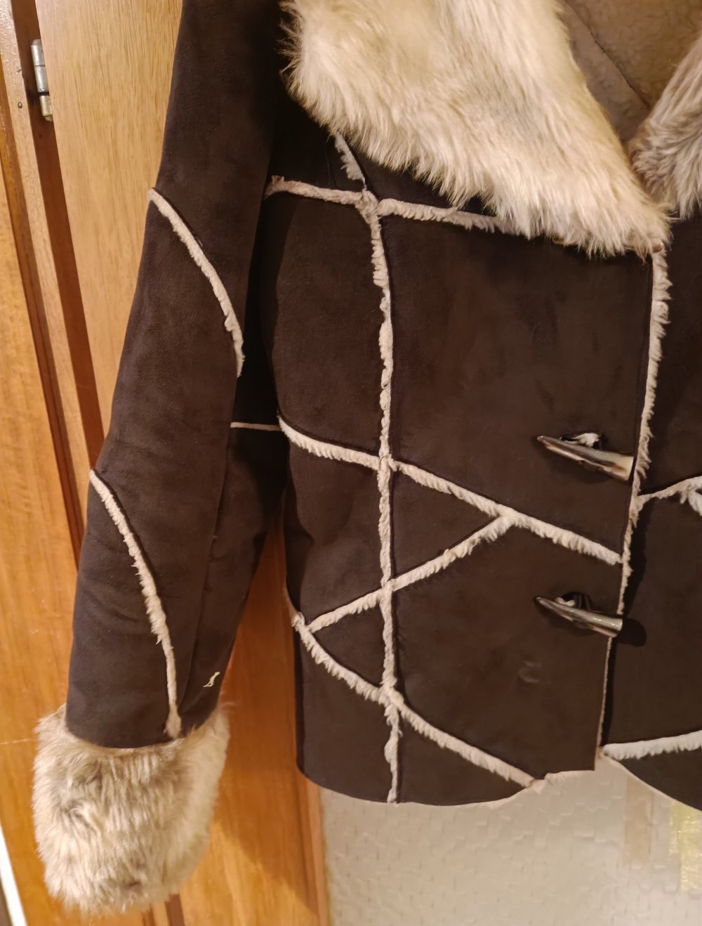 Winterjacke dunkelbraun
