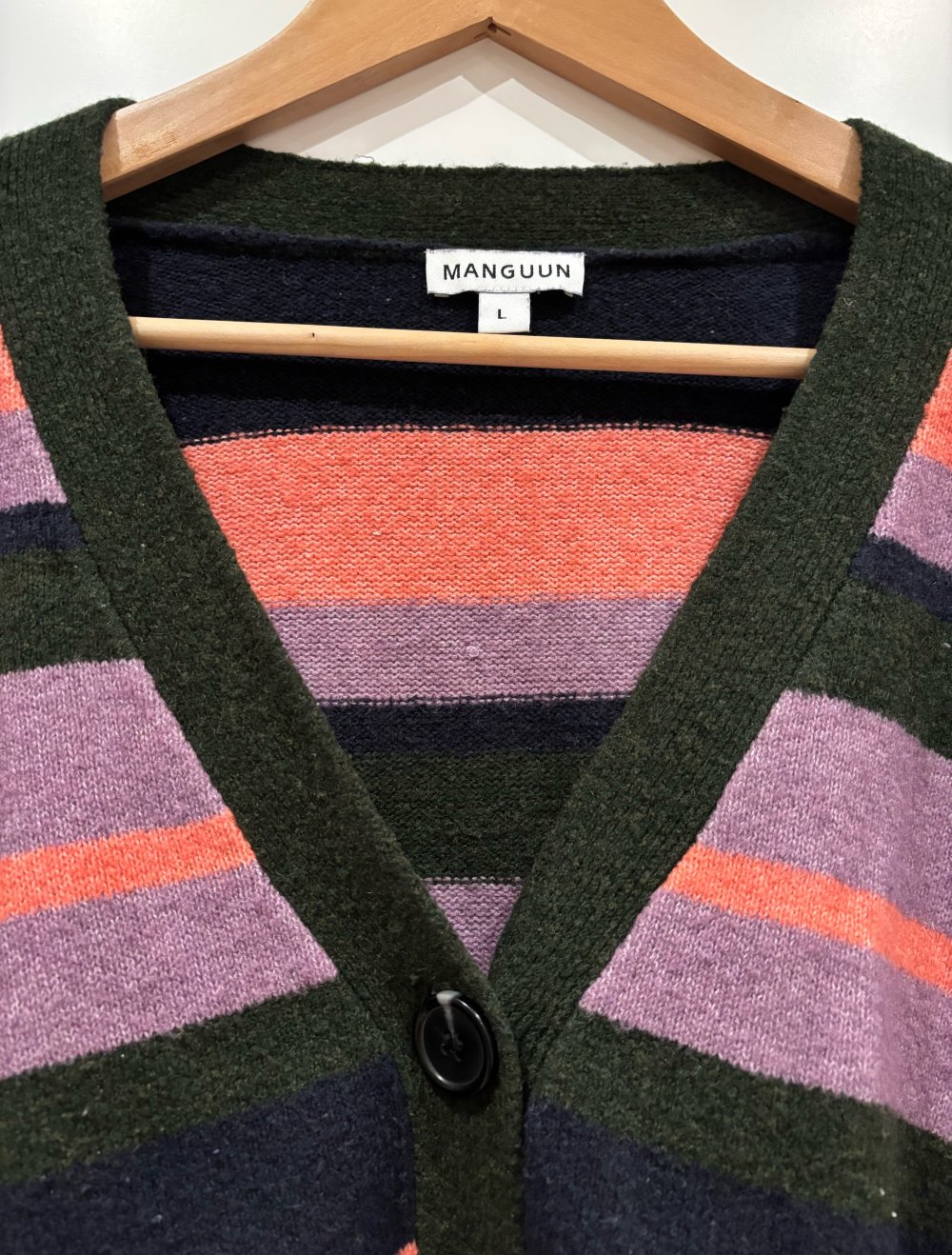 Strickjacke bunt Manguun Größe L neu