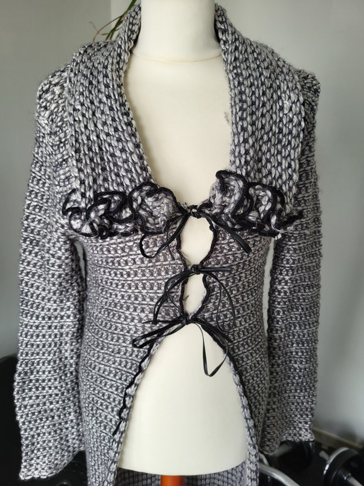 Strickmantel sehr lang von Helline Ihr wollt was besonderes hier ist es