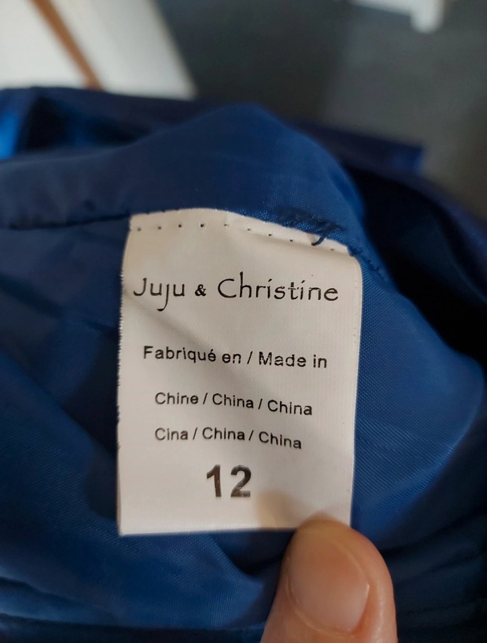 Juju & Christine Abendkleind in Royalblau