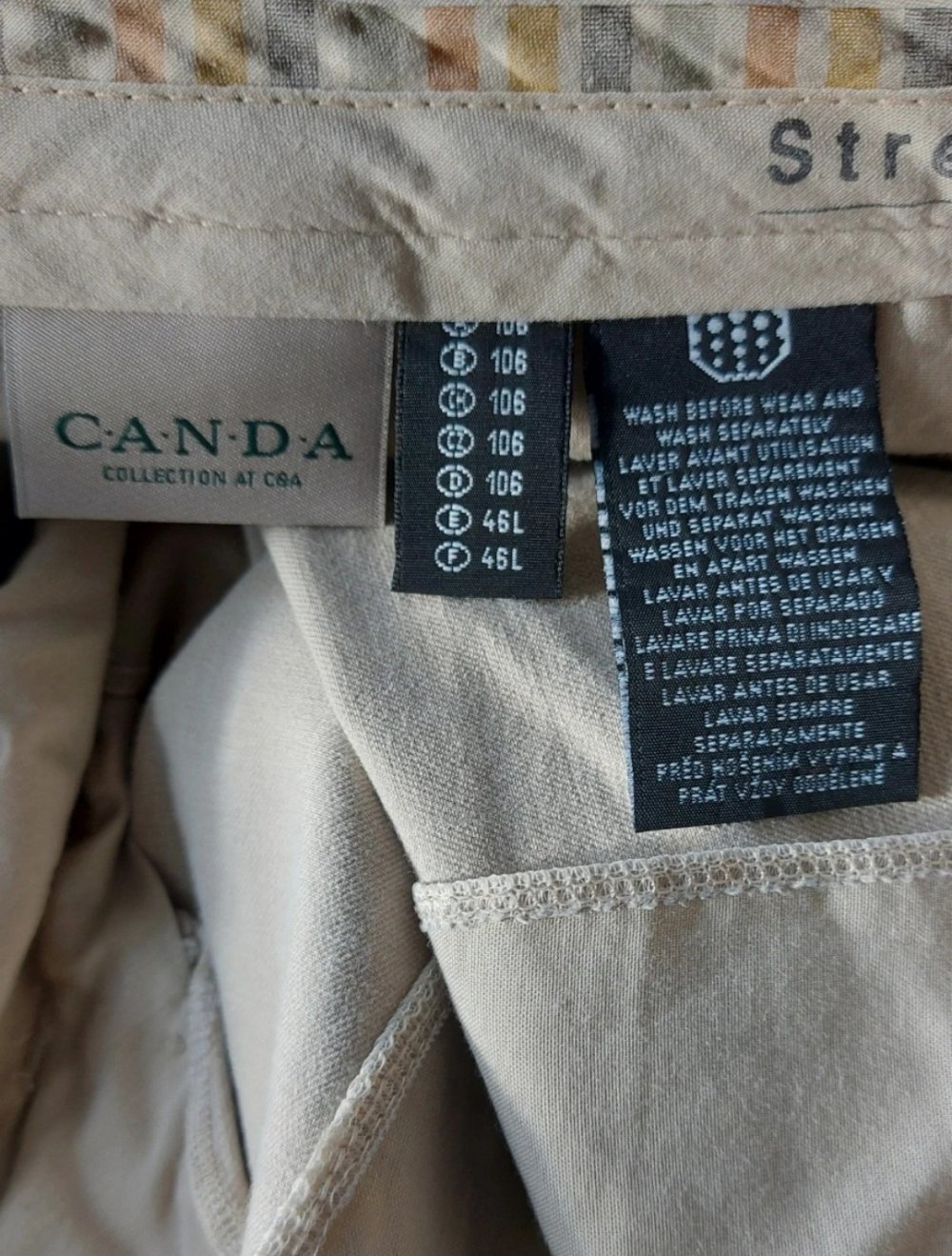 helle Strech Stoffhose in 106 By Canada C&A