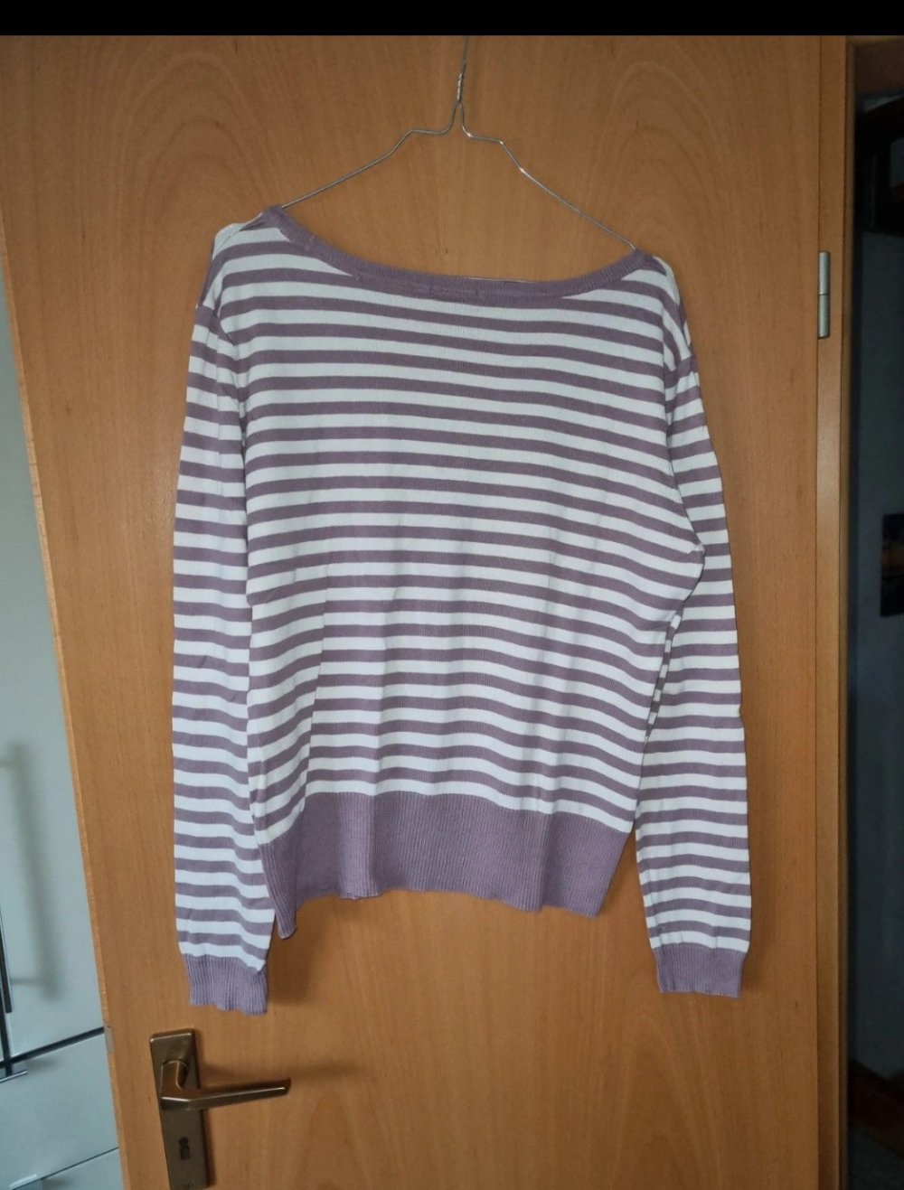 Gestreifte Strickjacke in L von H&M