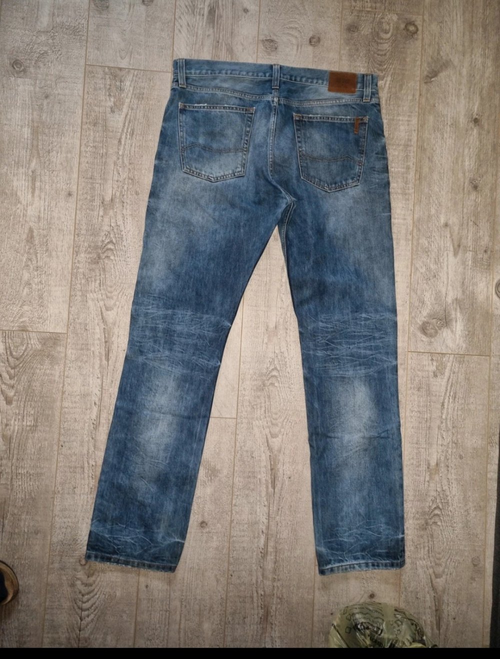 Big Star regular tapered Jeans mit Knopfleiste W36 L 34