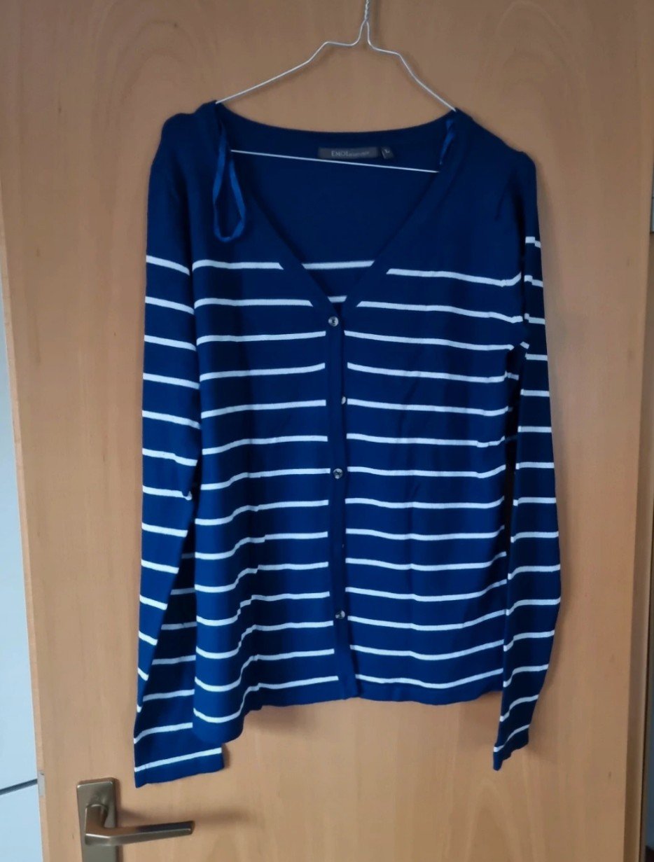 Leichte gestreifte Strickjacke von Emoi by Emonite in L