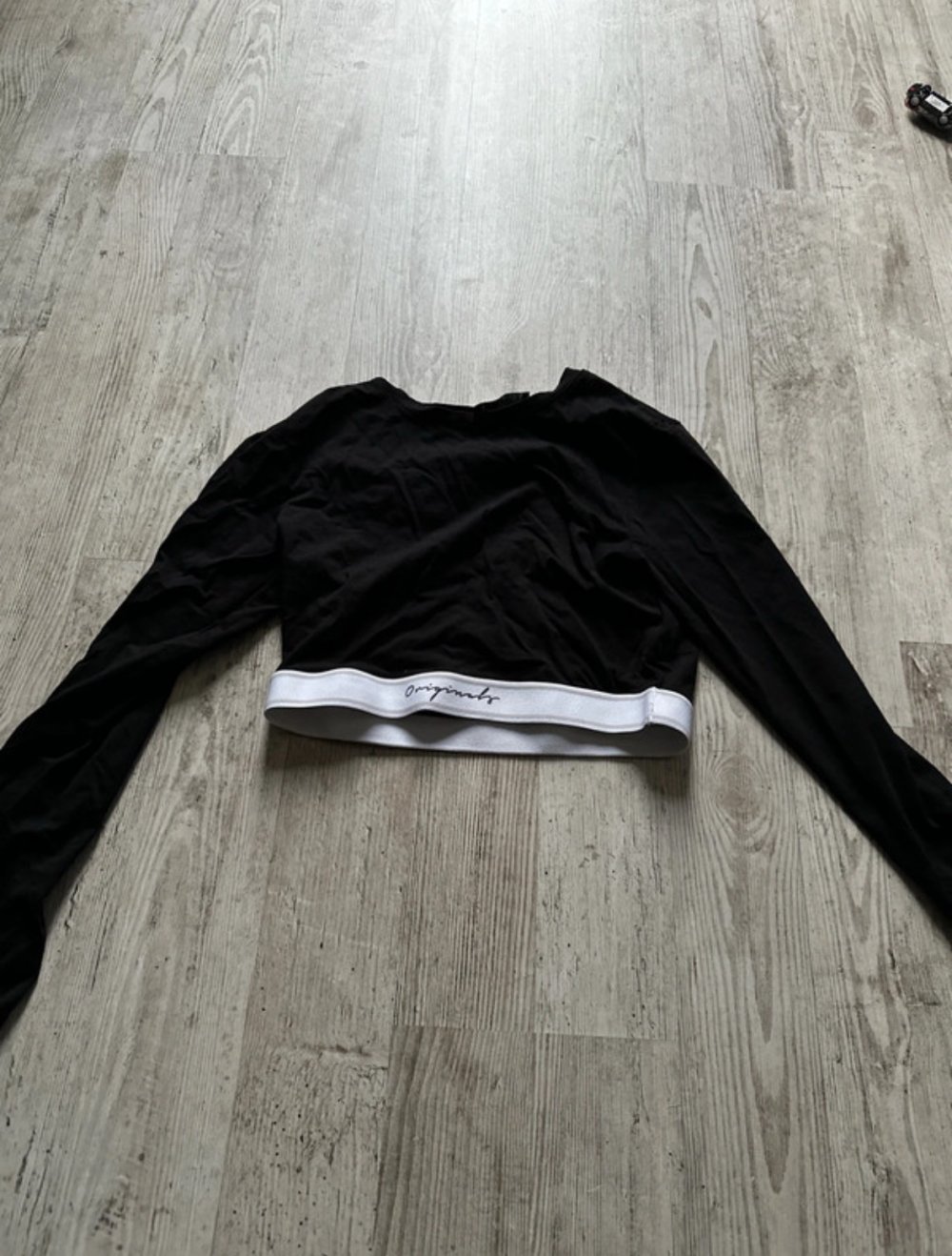 bauchfreies langarm shirt