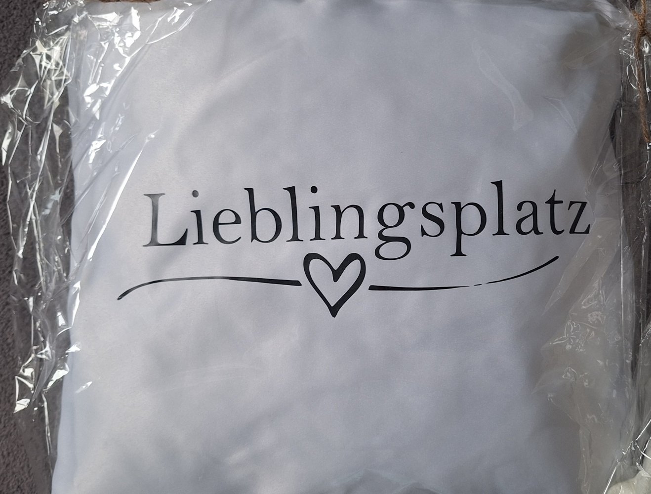 Kissen oder Kissenbezug