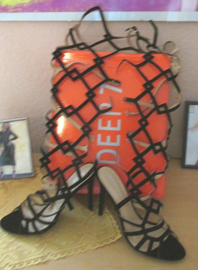 kniehohe Gladiator Stiefel Schnallen High Heels 39