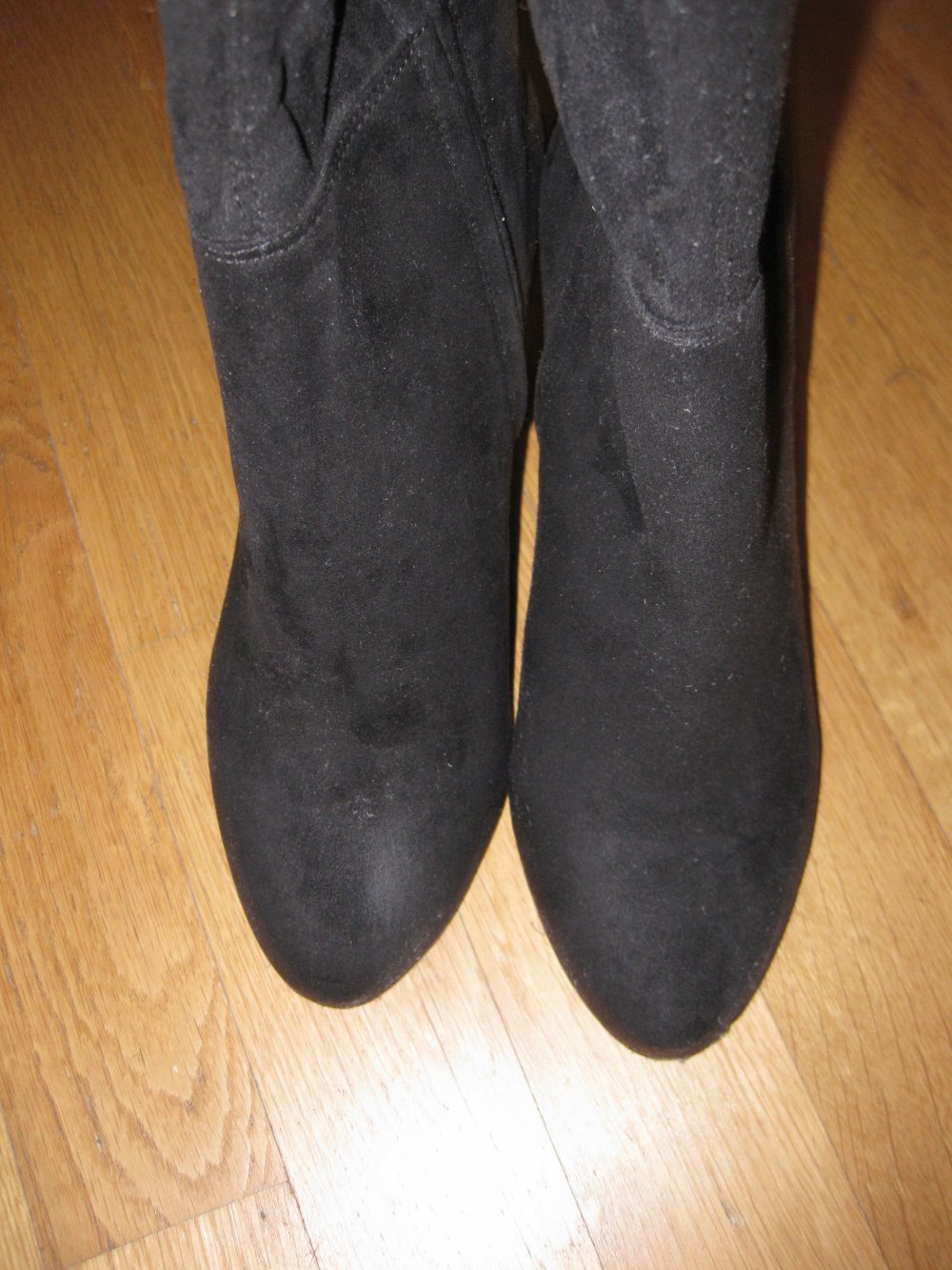 Mango MNG Overknees Stiletto schwarz Stretch 40