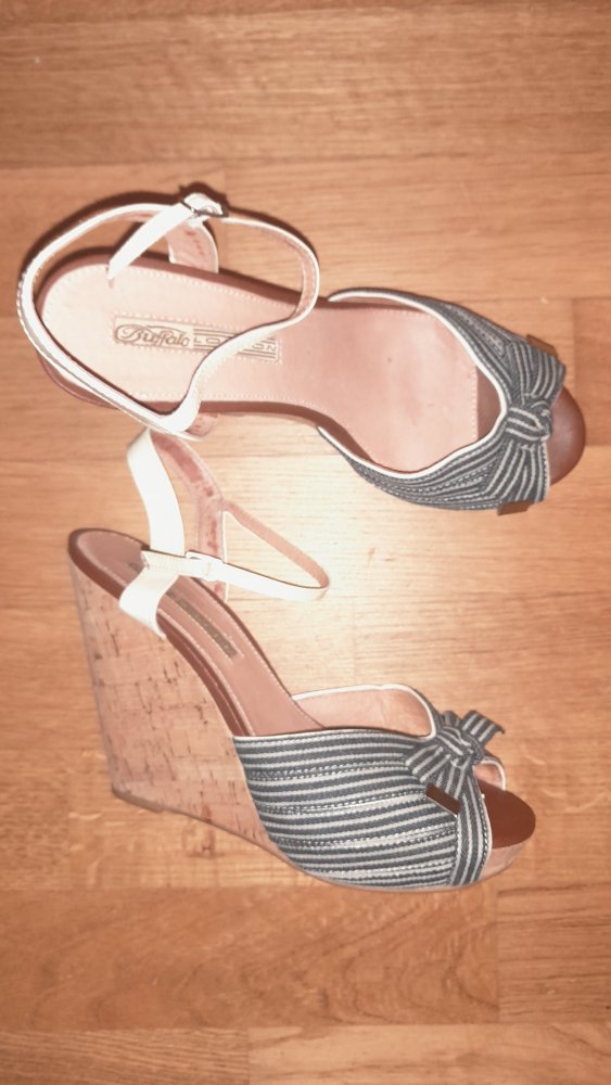 Buffalo maritime Plateau Kork High Heels 38