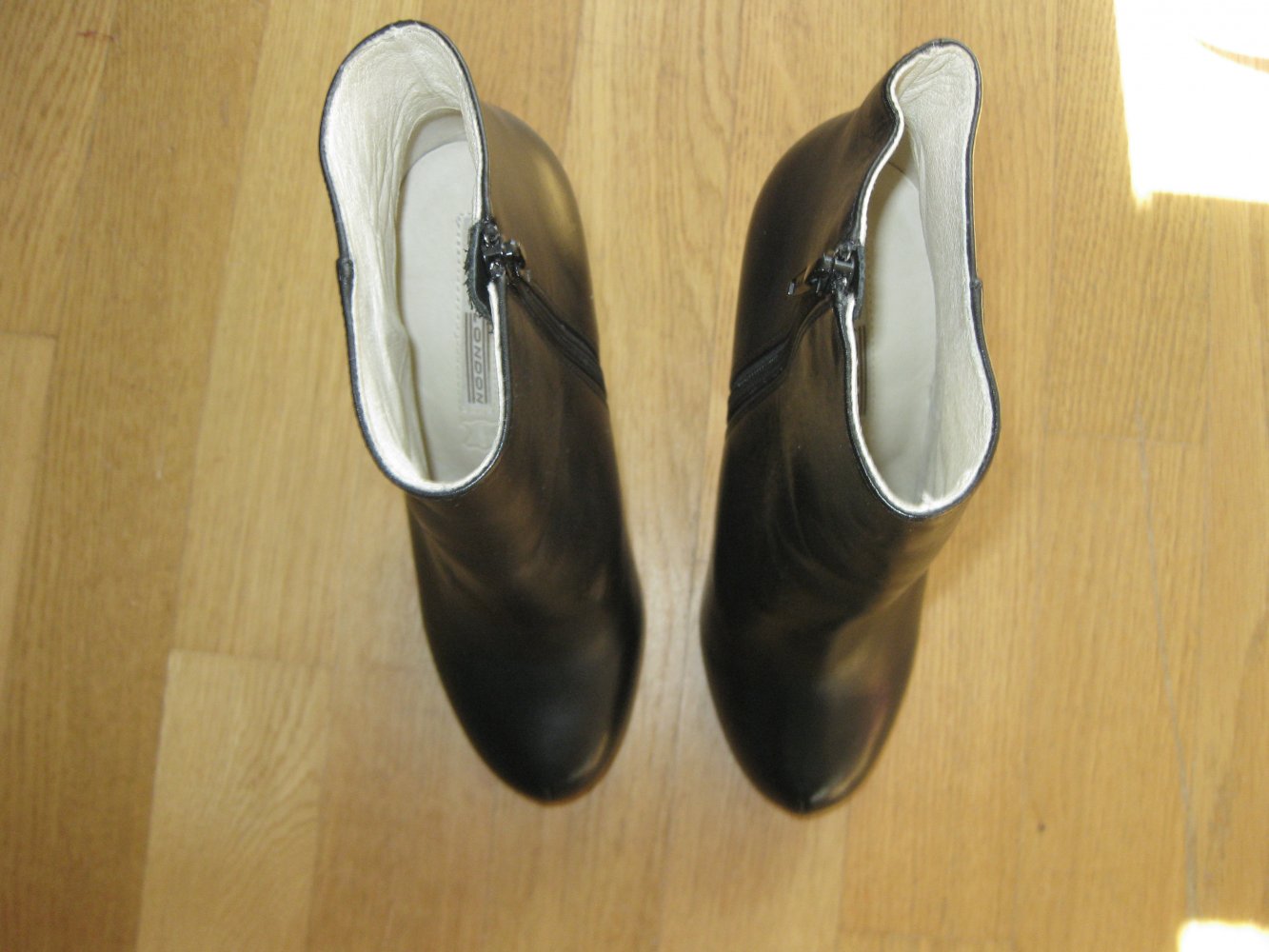 Buffalo Stiefeletten schwarz Plateau Stiletto sexy Leder 40