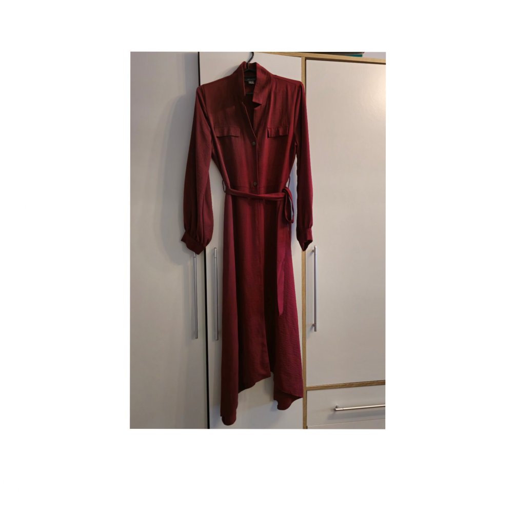 Damen Kleid Größe 36 Burgunderrot 