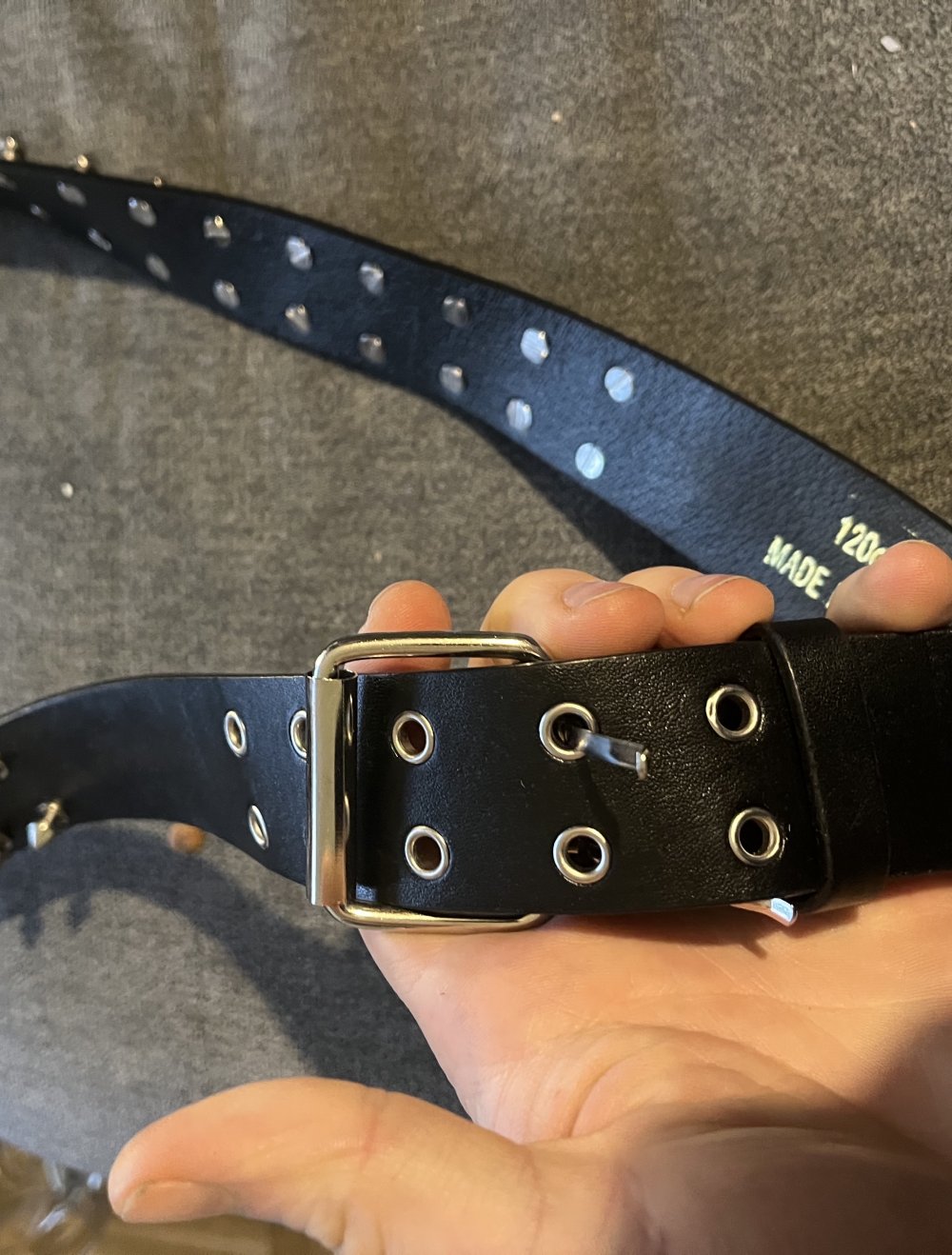 Vintage Goth Emo Nieten Leder Gürtel