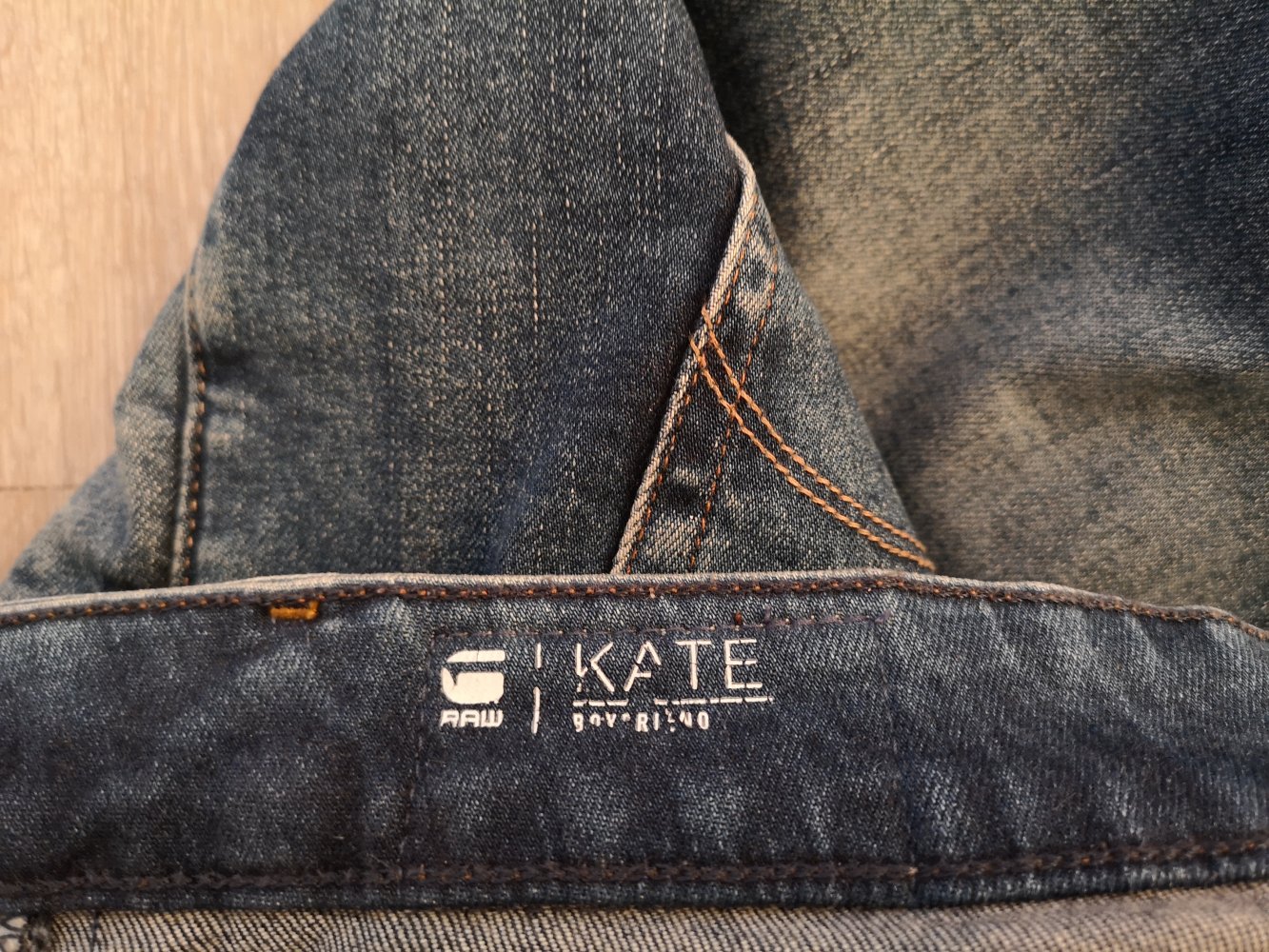 Blaue Boyfriend-Jeans KATE