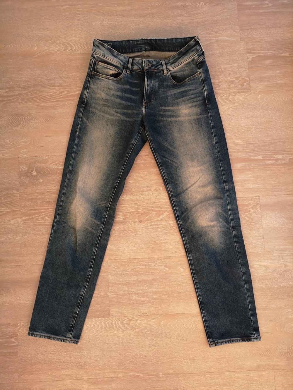 Blaue Boyfriend-Jeans KATE