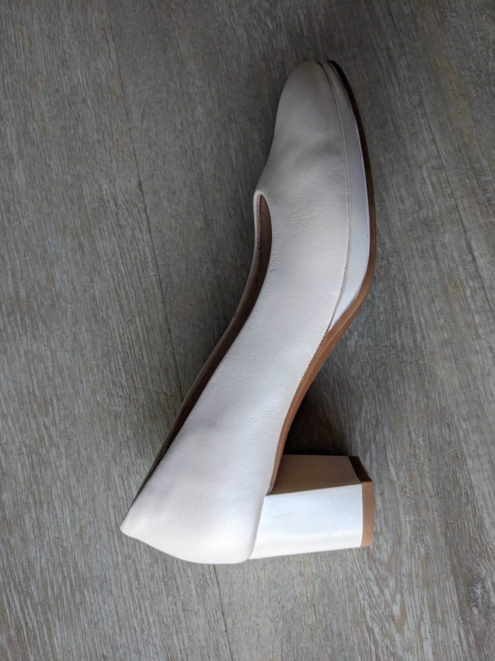 Weiße Pumps/ Brautschuhe