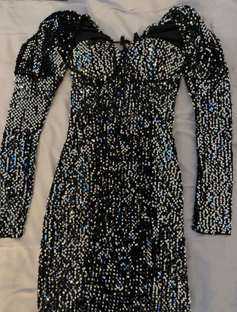 Glitzerkleid