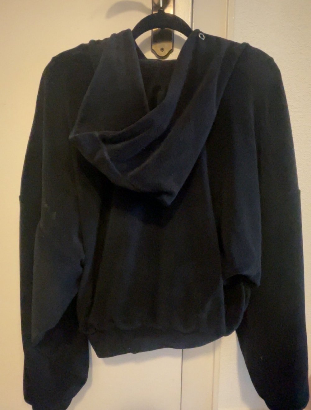Schwarze Karl Kani Samt Jacke
