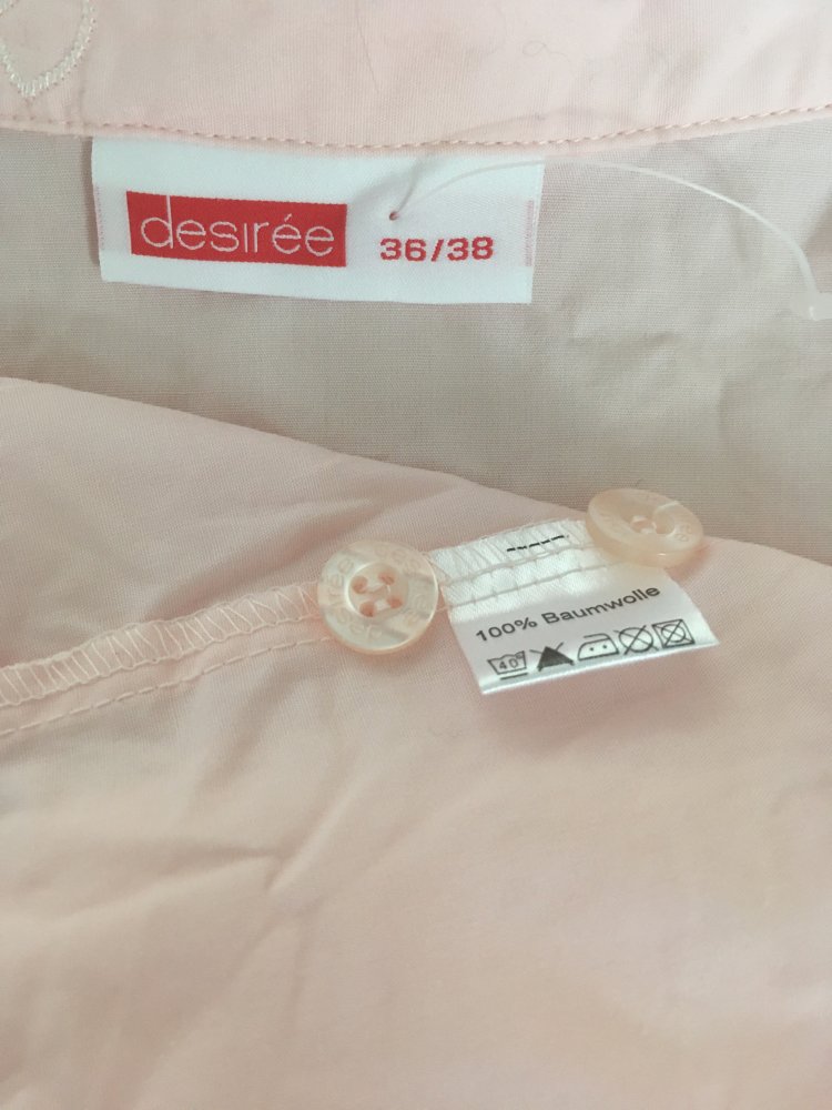 NEU - Desiree Pyjama Oberteil, pink - 100 % Baumwolle, Gr. S - M / 36 - 38