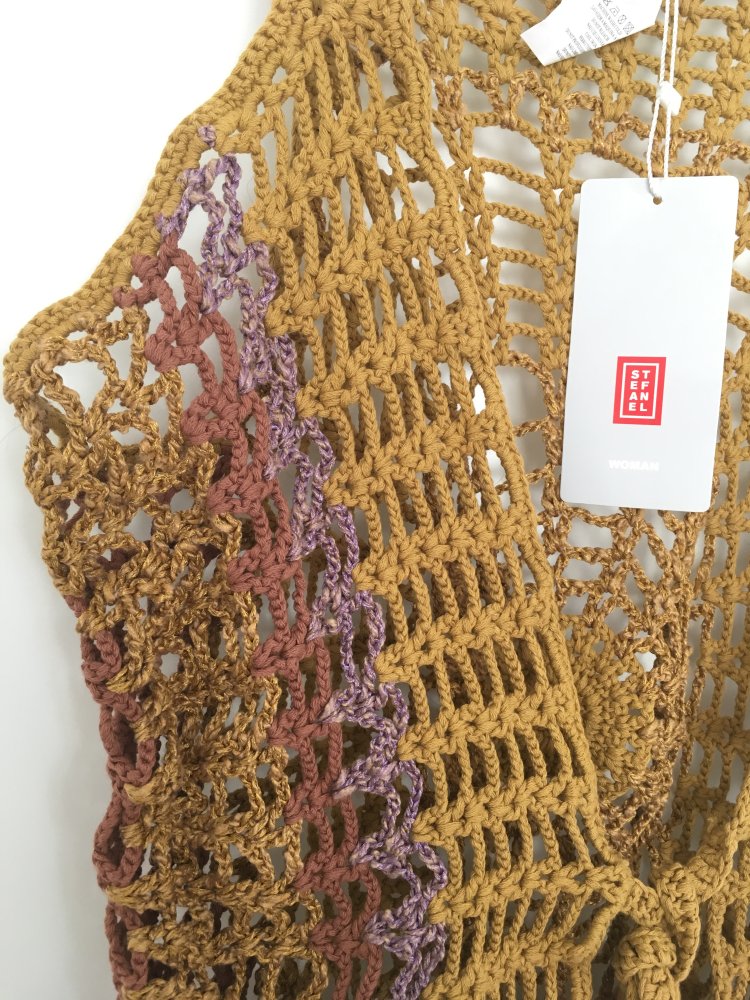 NEU mit Etikett - Stefanel Weste, beige flieder - Gr. L / 40