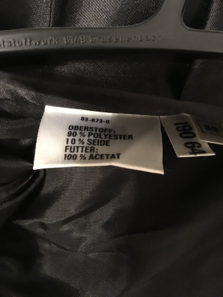 NEU - Schwarzer Rock mit Stickereien / Maxirock, elegant schwarz - Gr. 38 / M
