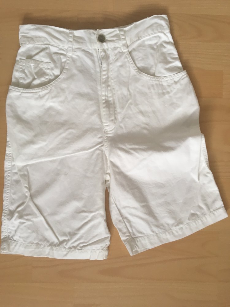 NEU - Frank Miller classic wear kurze Hose / Sommerhose, weiß / 100 % Baumwolle - Gr. S / 36