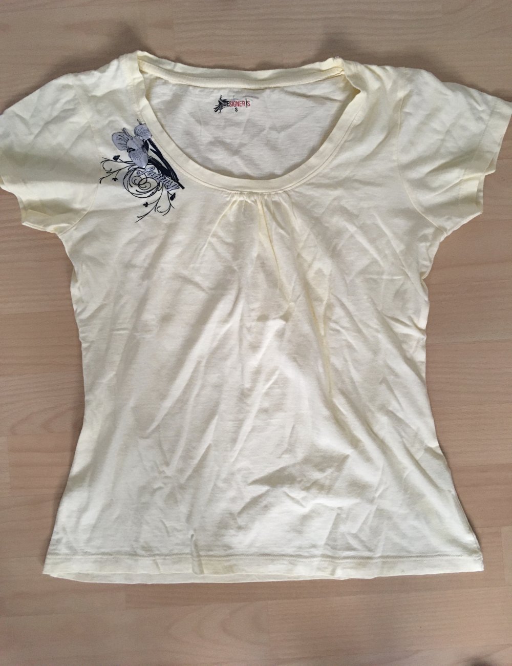 Designers - T-Shirt, schwarz gelb - Gr. S / 36