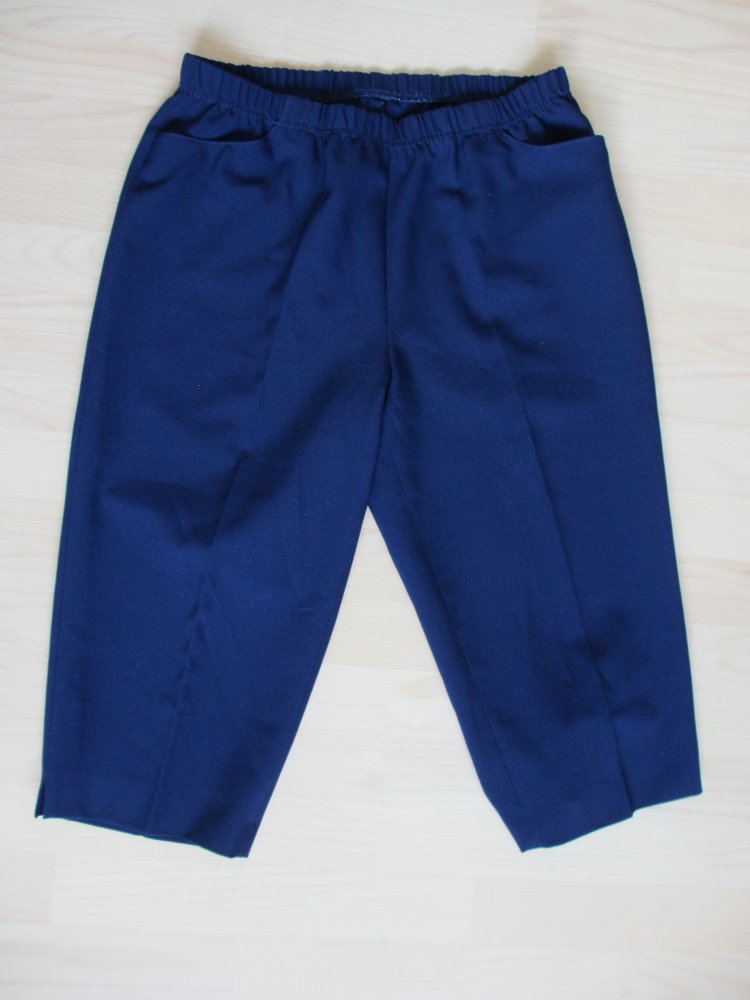 Bussines Hose mit Gummibund, Dunkelblau - Gr. XL / 42