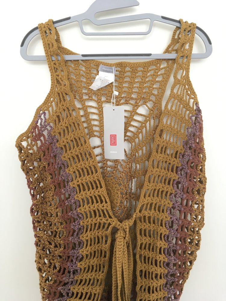 NEU mit Etikett - Stefanel Weste, beige flieder - Gr. L / 40