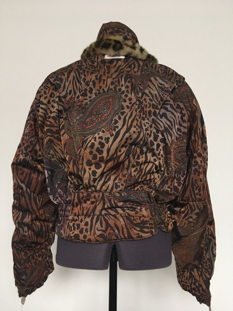 NEU - Highsociety Jacke / Winterjacke, schwarz braun - Gr. M / 38