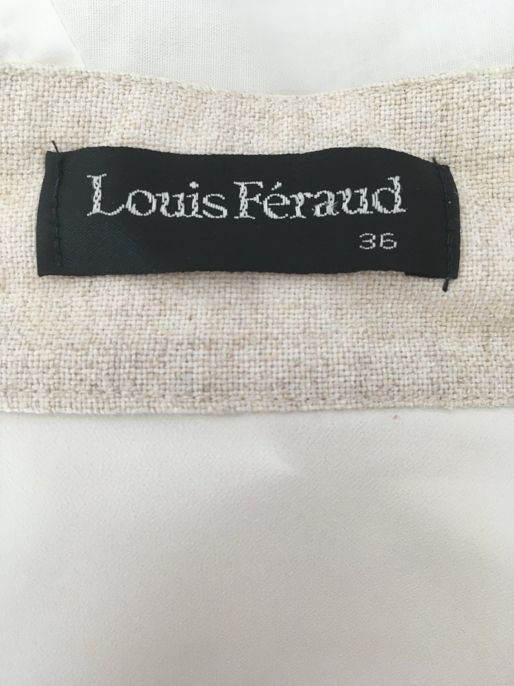 NEU - Louis Feraud Hemd / Hemdbluse, weiß creme beige - Gr. S / 36