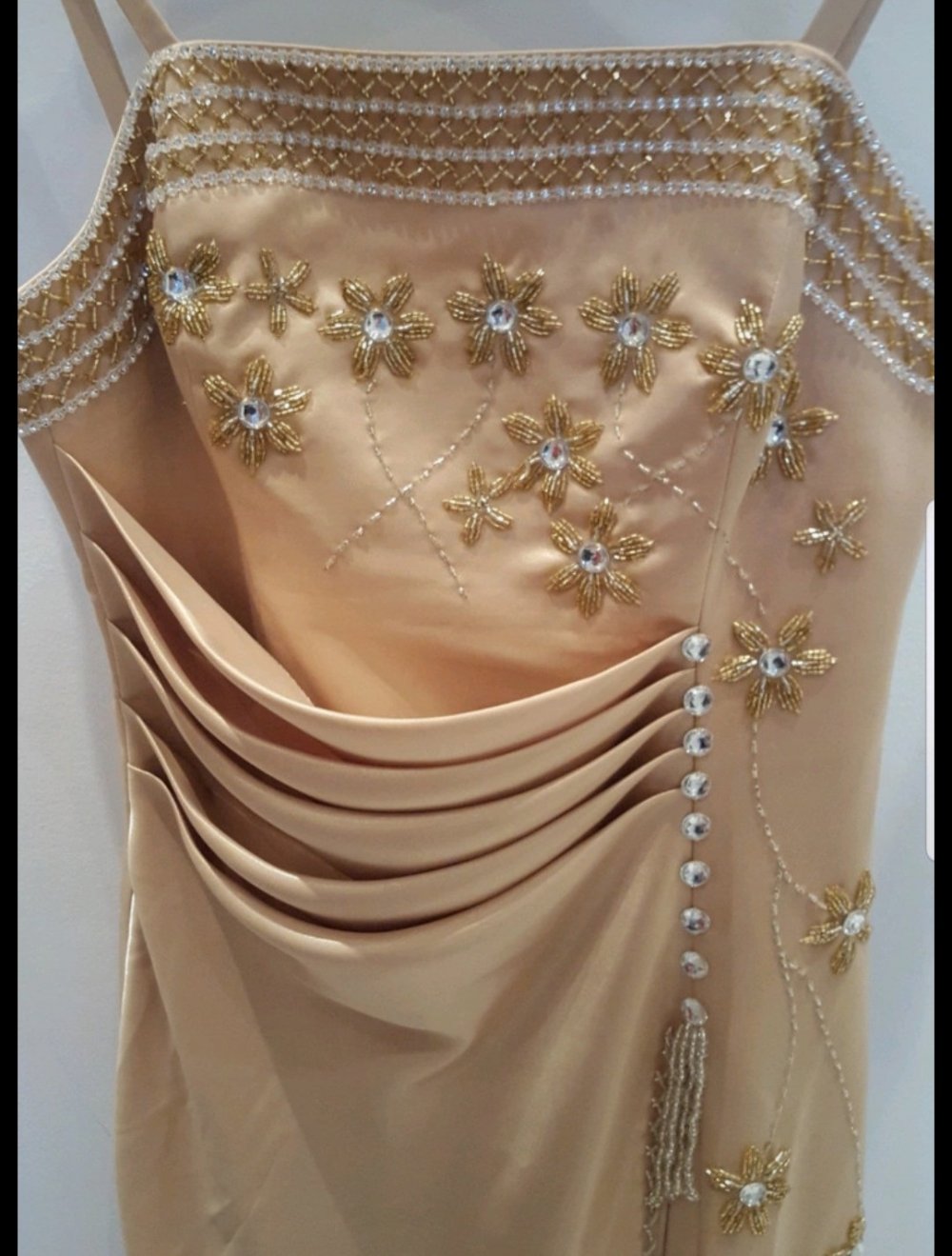 Abendkleid Gold
