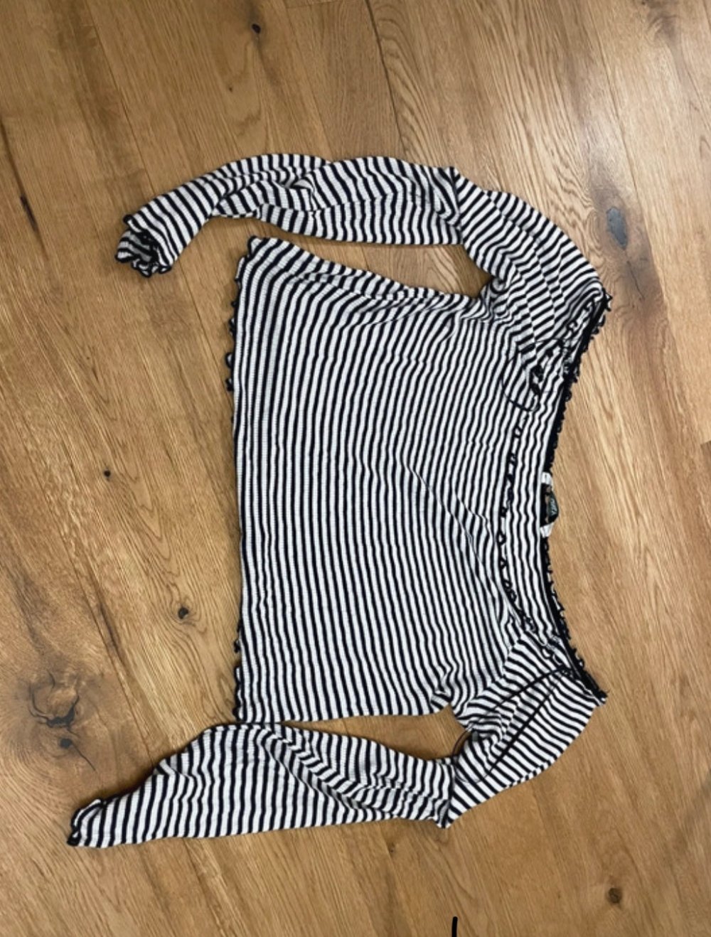 schulterfreies Crop Top