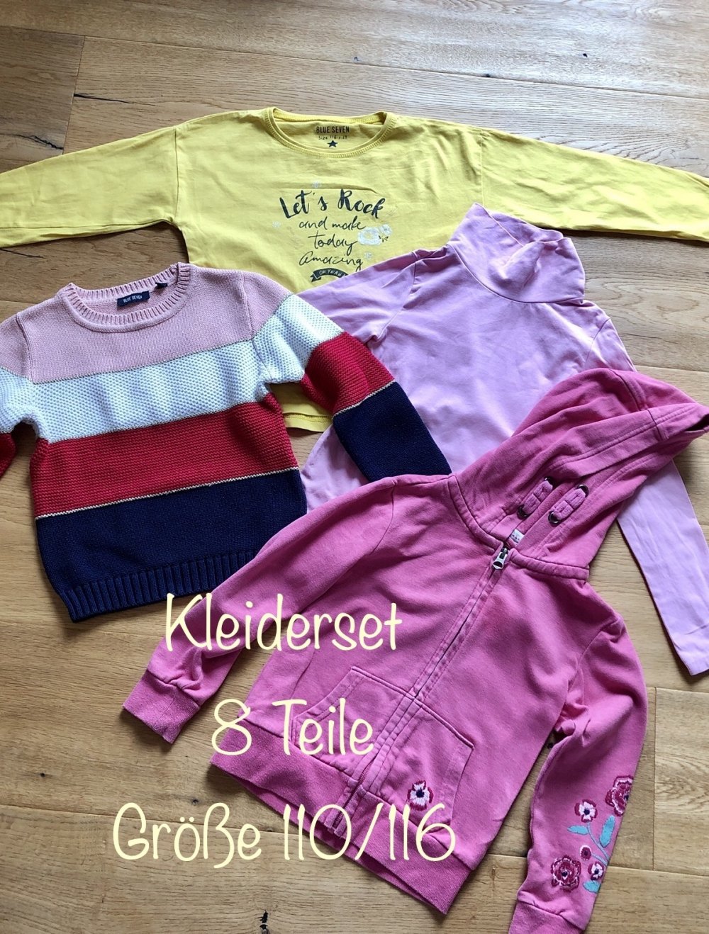 Kleidungspaket 8 Teile in Größe 110/116