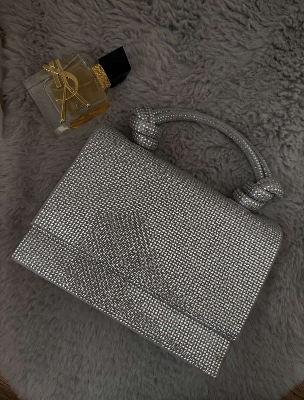 Zara Glitzer Tasche