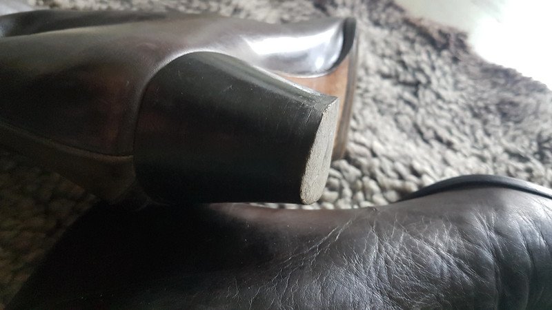 Elegante Vintage Stiefel in braun-grau 39,5 80-er Jahre