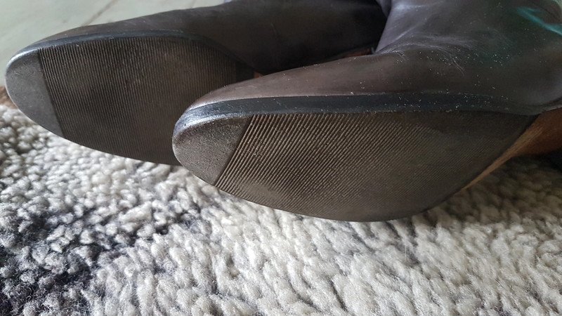 Elegante Vintage Stiefel in braun-grau 39,5 80-er Jahre