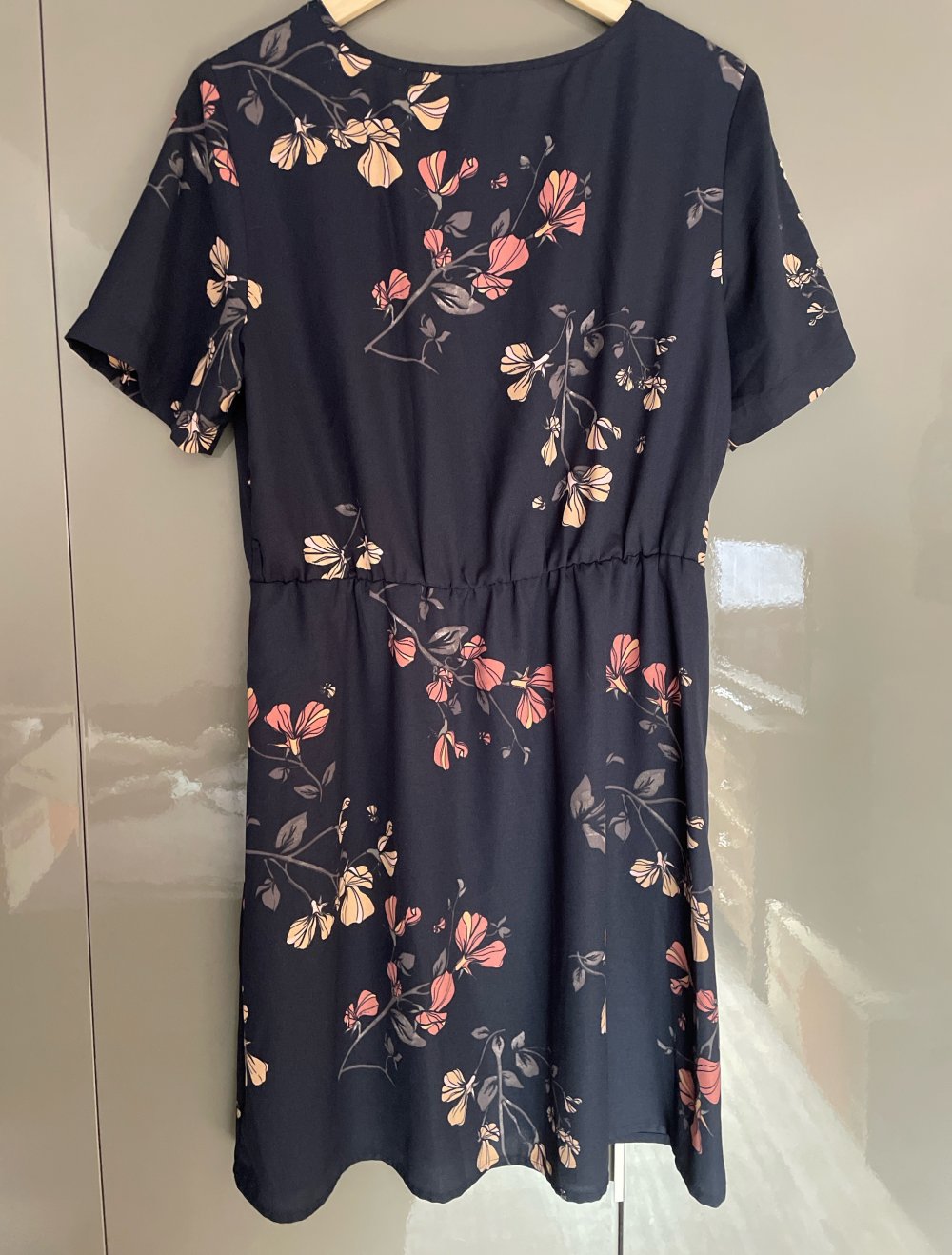 blaues Blümchenkleid Gr. L