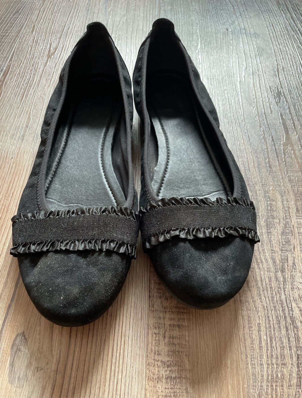 Ballerinas schwarz Gr. 40
