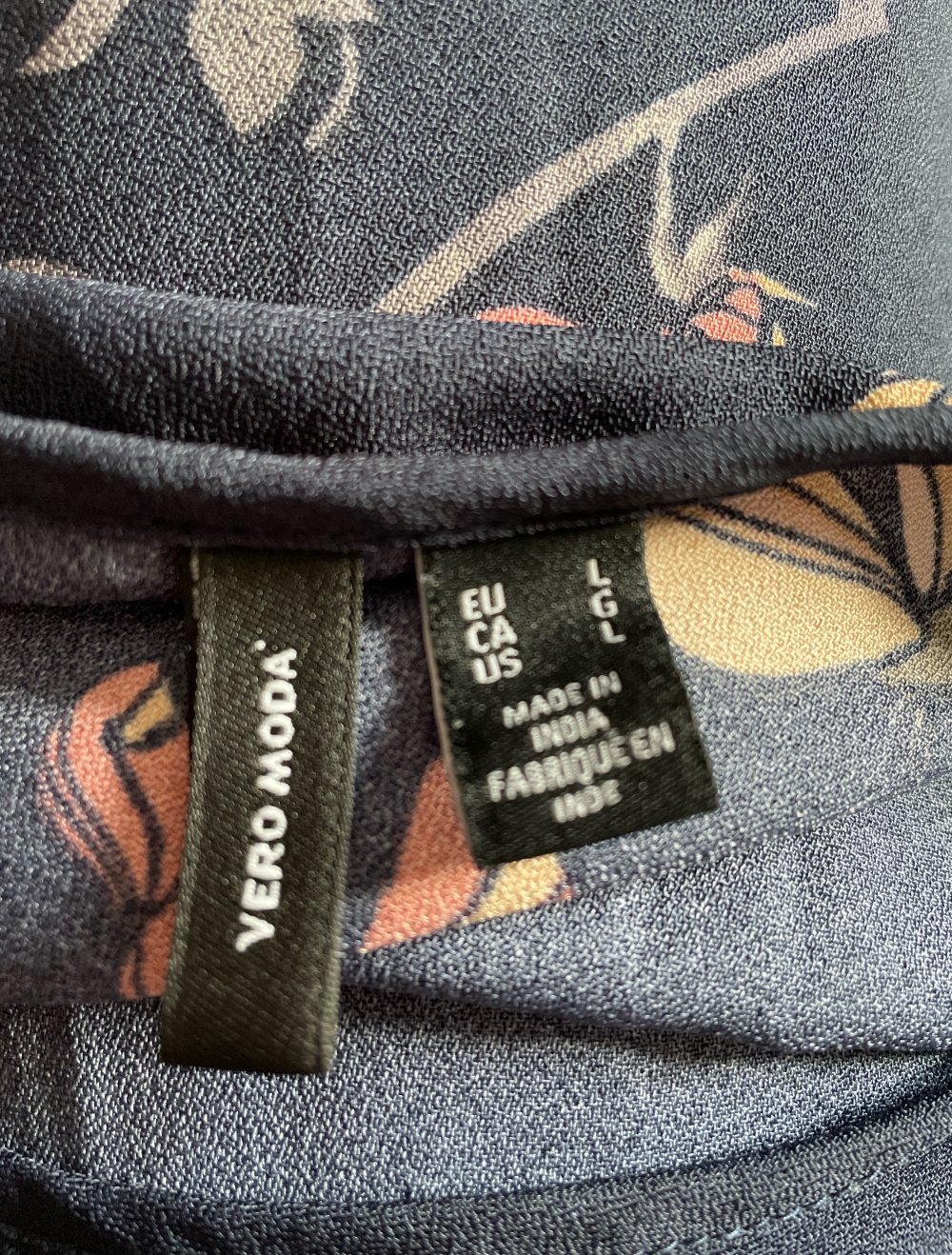 blaues Blümchenkleid Gr. L