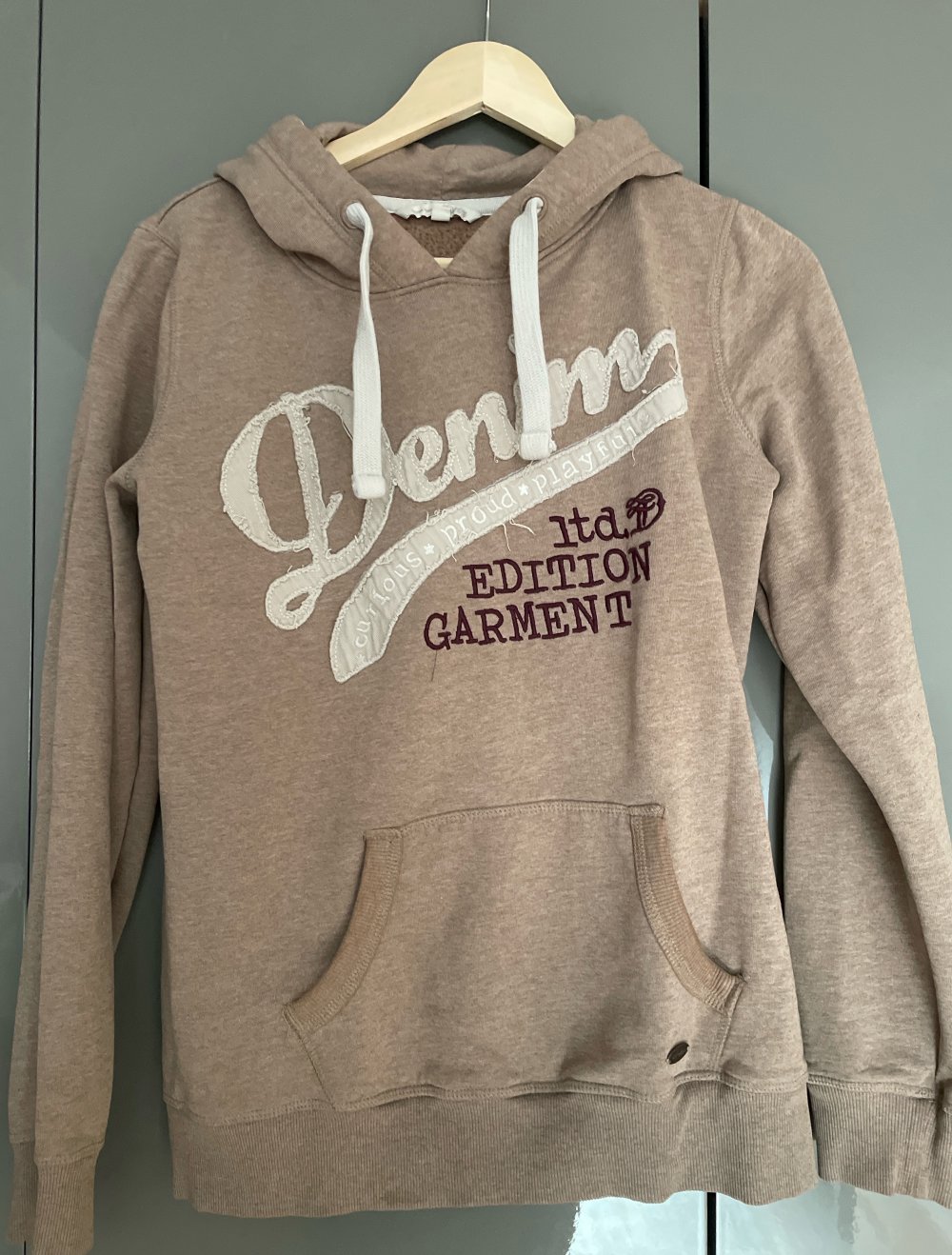 Brauner Kapuzenpulli Gr. L Tom Tailor