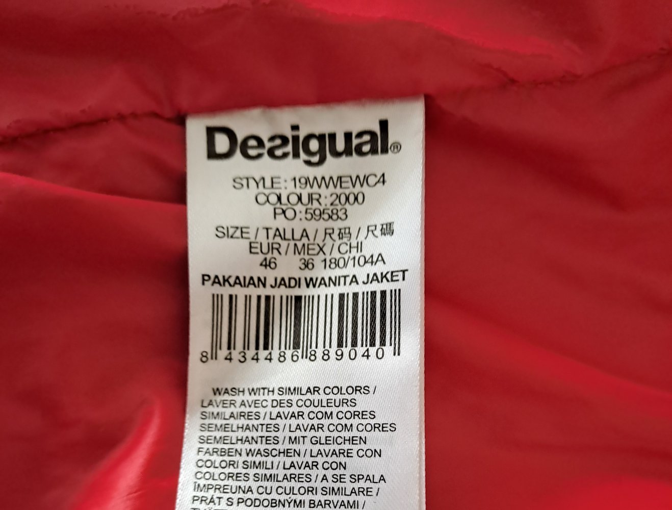 Mantel Desigual 46