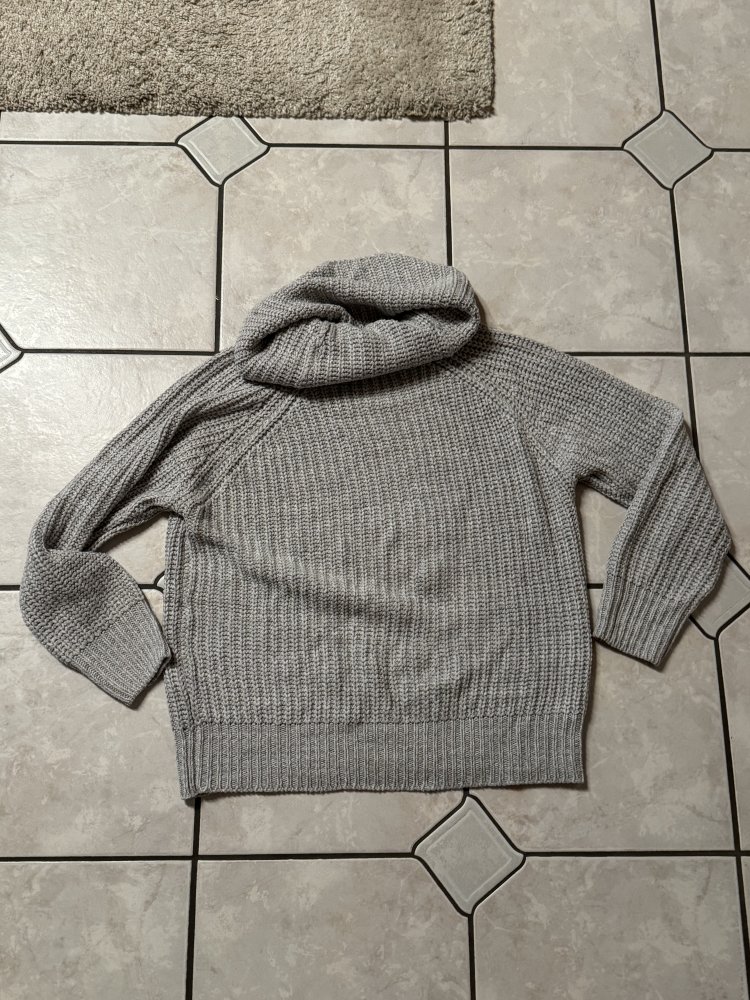 Strickpullover mit Rollkragen 