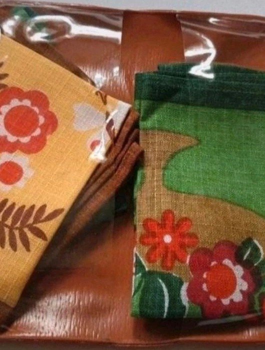 Vintage, DDR Platzdeckchen Set, 4-teilig