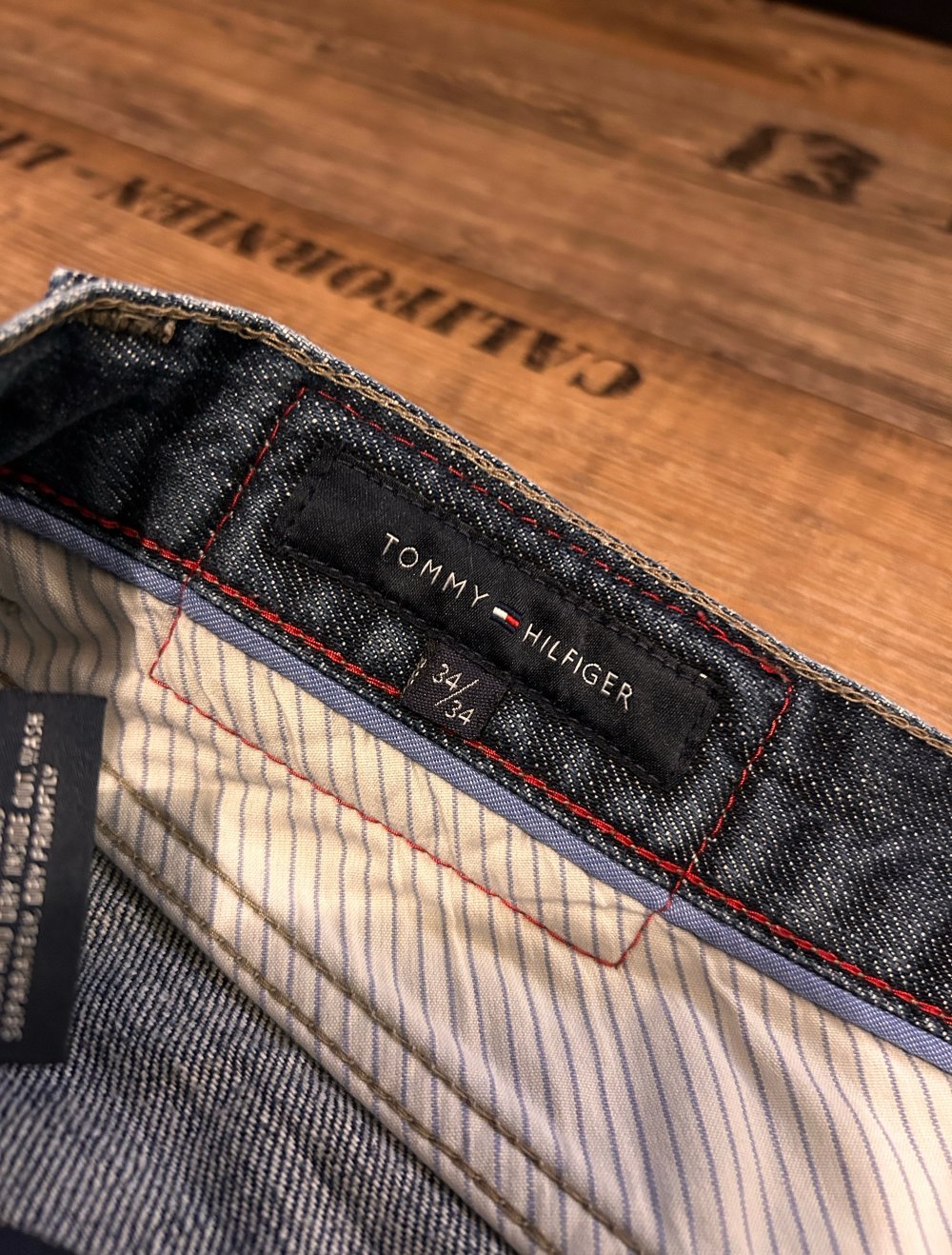 Jeans Tommy Hilfiger W34 L34 L Jeanshose straight fit Madison blau Herren