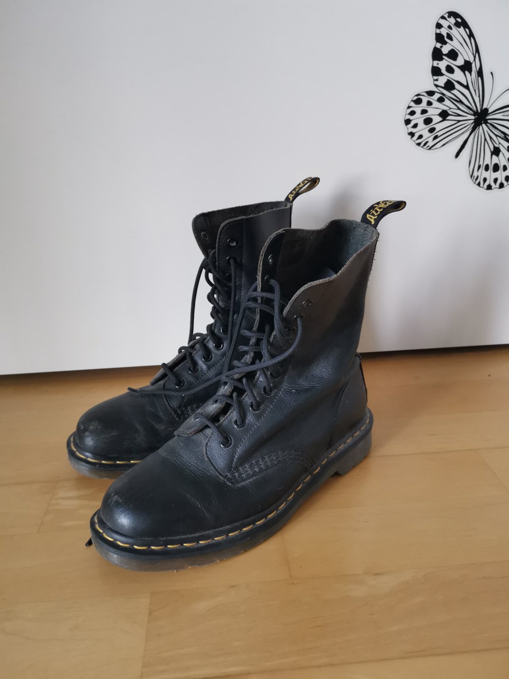 Dr. Martens Virginia Leather Boots, Stiefel, Grösse 40