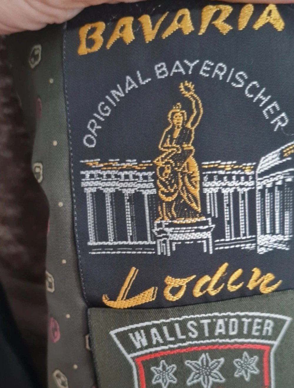 Vintage Schurwolle Mantel-Bavaria Laden Trachten