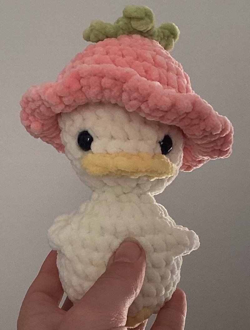 Küken Ente Ostern Kuscheltier Deko Tischdeko Amigurumi selfmade gehäkelt