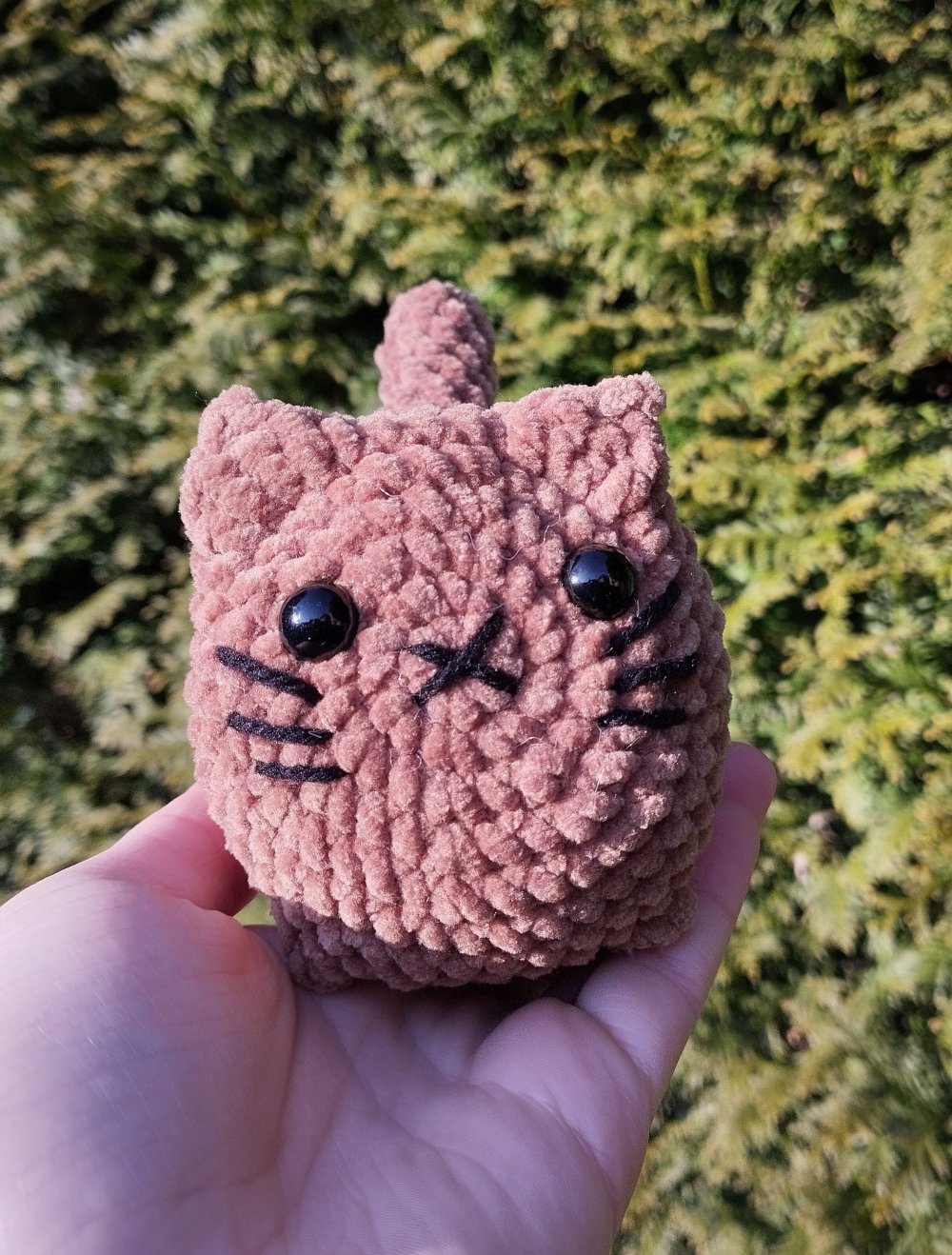 Katze Kuscheltier Amigurumi selfmade gehäkelt