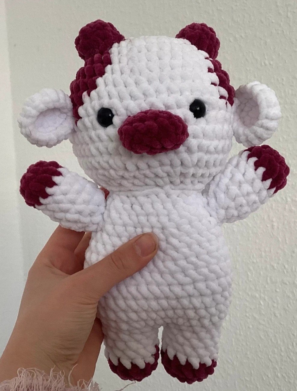 Kuh Kuscheltier Amigurumi selfmade gehäkelt